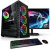 Kiebel PC Set Gaming mit 27 Zoll TFT Speed V AMD Ryzen 5 5500, 32GB DDR4, NVIDIA RTX
