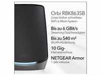 Netgear Orbi 860 Series Tri-Band WiFi 6, Router, Schwarz