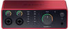Focusrite Scarlett 4i4 – 4th Generation (USB), Audio Interface, Rot, Schwarz