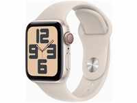 Apple MRG13QF/A, Apple Watch SE 2022/2023 (40 mm, Aluminium, 4G, M/L) Starlight