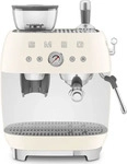 Smeg EGF03CREU, SMEG Espressomaschine mit Mahlwerk EGF03CREU creme