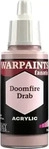 The Army Painter WP3126P, The Army Painter Warpaints Fanatic: Doomfire Drab (18ml),