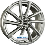 Borbet V Crystal Silver Alufelge 18 Zoll ET45 5x112 ML57,1