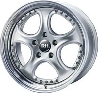 RH AL CUP Silber Horn Hochgl. Pol. Alufelge 18 Zoll ET69 5x100 ML64,1