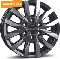 Borbet CW6 Black Matt Alufelge 17 Zoll ET48 6x139,7 ML92,4
