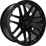 Eta Beta Combat CV Black Matt Alufelge 17 Zoll ET60 5x130 ML89,1