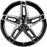 DBV 5DS 005 Shadow Silber Alufelge 17 Zoll ET38 5x100 ML60,1