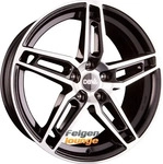 DBV 5DS 005 Shadow Silber Alufelge 16 Zoll ET45 5x100 ML60,1