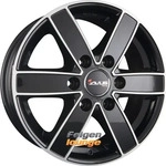 Avus AC-V61 Black Polished Alufelge 17 Zoll ET62 6x130 ML84,1