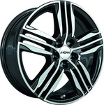 Ronal R57 Schwarz-frontkopiert Alufelge 17 Zoll ET45 5x108 ML76