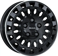 MAK Overland Matt Black Alufelge 16 Zoll ET50 5x120 ML65,1