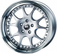 RH MK Dynamic Silber Horn Hochgl. Pol. Alufelge 18 Zoll ET60 5x112 ML158