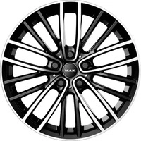 MAK Chelsea Black Mirror Alufelge 16 Zoll ET39 5x112 ML66,6