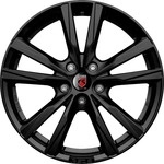 REDS K2 HD Matt Black Alufelge 16 Zoll ET40 5x108 ML72,3