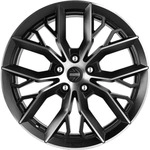 Momo Massimo Matt Black Diamond Cut Alufelge 18 Zoll ET48 5x112 ML72,3
