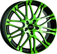 Oxigin 14 Oxrock Neon Green Polish Alufelge 18 Zoll ET50 5x112 ML72,6