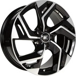 1000Miglia MM1031 Gloss Black Alufelge 17 Zoll ET42 5x112 ML66,5