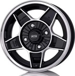 ATS Classic Diamant-schw. Front-/hornpol. Alufelge 15 Zoll ET25 4x130 ML70