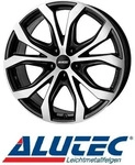 Alutec W10X Racing-schwarz Frontpoliert Alufelge 18 Zoll ET45 5x108 ML70,1