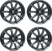 Rial Milano Diamond-black Alufelge 17 Zoll ET40 5x100 ML63,3
