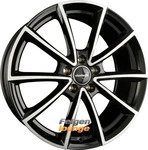 2DRV WH28 Schwarz Glanz Lackiert Alufelge 18 Zoll ET45 5x112 ML66,6