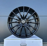 V1 Wheels V2 Schwarz Gl&auml;nzend Lackiert Alufelge 19 Zoll ET45 5x112 ML66,6
