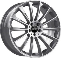 GMP Stellar Silver Alufelge 22 Zoll ET30 5x112 ML66,6