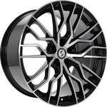 Eta Beta Medusa-K Black Shiny Full Polish Alufelge 21 Zoll ET33 5x112 ML66,5
