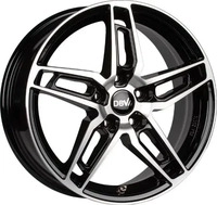 DBV 5DS 005 Shadow Silber Alufelge 16 Zoll ET38 5x100 ML60,1