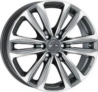 MAK Safari6 Gun Metal - Mirror Face Alufelge 17 Zoll ET25 6x139,7 ML106,2