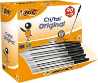 BIC 942911-90, BIC Kugelschreiber 0.4 mm Schwarz, 90 St.