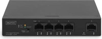 Digitus DN-95330-1, Digitus 4+1-Port Gigabit PoE Netzwerkswitch, Desktop, unmanaged,