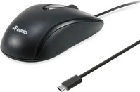 Equip 245116, Equip Kompakt kabelgebundene Maus - USB-C, Schwarz