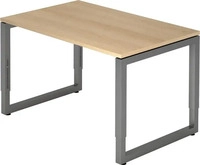 HAMMERBACHER VRS12/E/G, HAMMERBACHER h&ouml;henverstellbarer Schreibtisch VRS12/E/G eiche