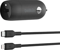 Belkin CCA004BT1MBK-B5, Belkin BoostCharge 30 W USB-C Kfz-Ladeger&auml;t, schwarz