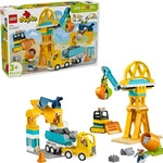 Lego 10476, LEGO DUPLO 10476 Baustelle mit Baufahrzeugen 3-in-1-Set