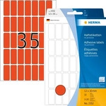 HERMA 2352-32, HERMA Etiketten 30,0 x 12,0 mm, rot, 32 St.