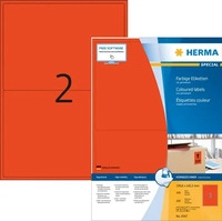 HERMA 4567-100, HERMA Etiketten SPECIAL 199,6 x 143,5 mm, rot, 100 St.