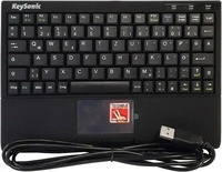 KEYSONIC 60377, KeySonic ACK-3410 kabelgebundene Super-Mini Tastatur mit