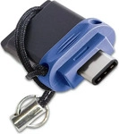 Verbatim 49967, Verbatim Dual - USB 3.0-Stick 64 GB - USB-C / USB-A - Blau