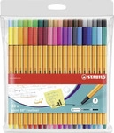 STABILO 8840-1-40, STABILO Point 88 Fineliner 0.4 mm Mehrfarbig, 40 St.