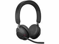 Jabra 26599-999-899, Jabra Evolve2 65 MS Stereo Headset On-Ear schwarz Bluetooth,