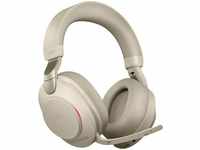 Jabra 28599-989-998, Jabra Evolve2 85 UC Stereo Headset Over-Ear beige Bluetooth,