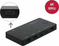 DeLock 11477, DeLOCK KVM Switch HDMI / USB-C mit USB 2.0