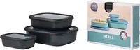 MEPAL 106270041100, MEPAL Multisch&uuml;ssel Set Cirqula, nordic black, 0,5/1,0/2,0 l