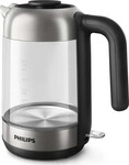 PHILIPS HD9339/80, Philips Series 5000 HD9339 - Wasserkocher - schwarz/silber