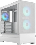 FRACTAL DESIGN FD-C-POR1A-01, Fractal Design Pop Air RGB - TG White Clear Tint
