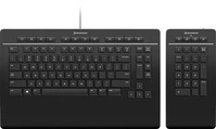 3DConnexion 3DX-700092, 3Dconnexion Tastatur Pro mit Numpad Schwarz - US