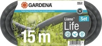 GARDENA 18445-20, GARDENA Gartenschlauch Life 1/2" Set 15 m