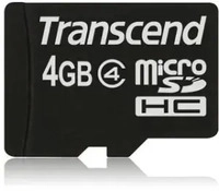 Transcend TS4GUSDC4, Transcend TS4GUSDC4 Speicherkarte 4 GB